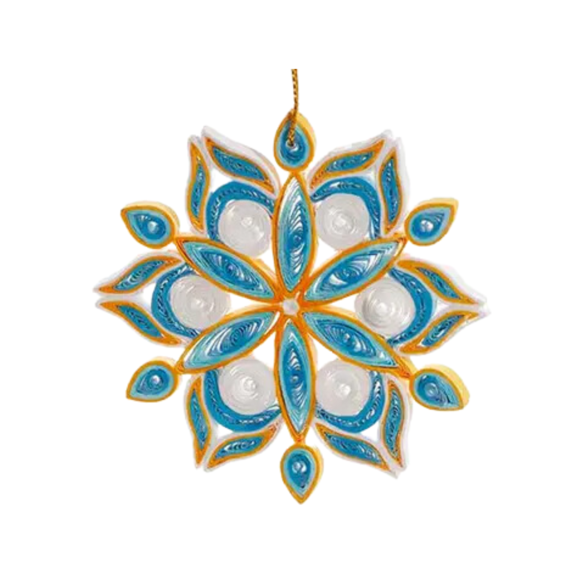 Quilled Paper Snowflake Ornament