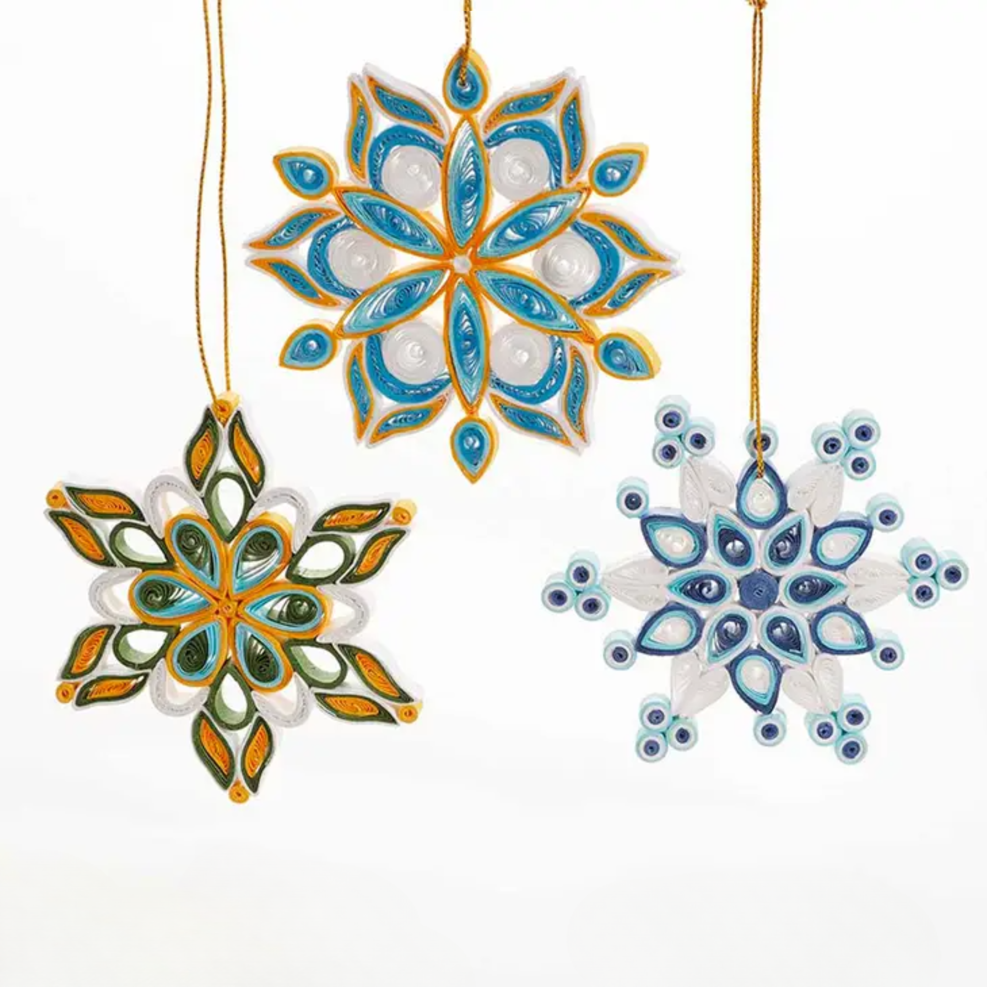 Quilled Paper Snowflake Ornament