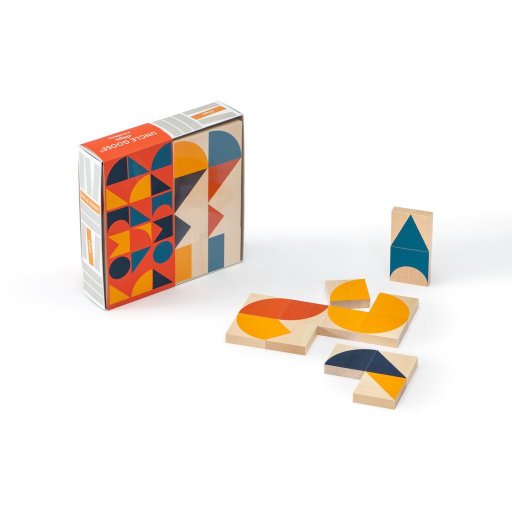 Mod Bauhaus Wooden Pattern Tiles