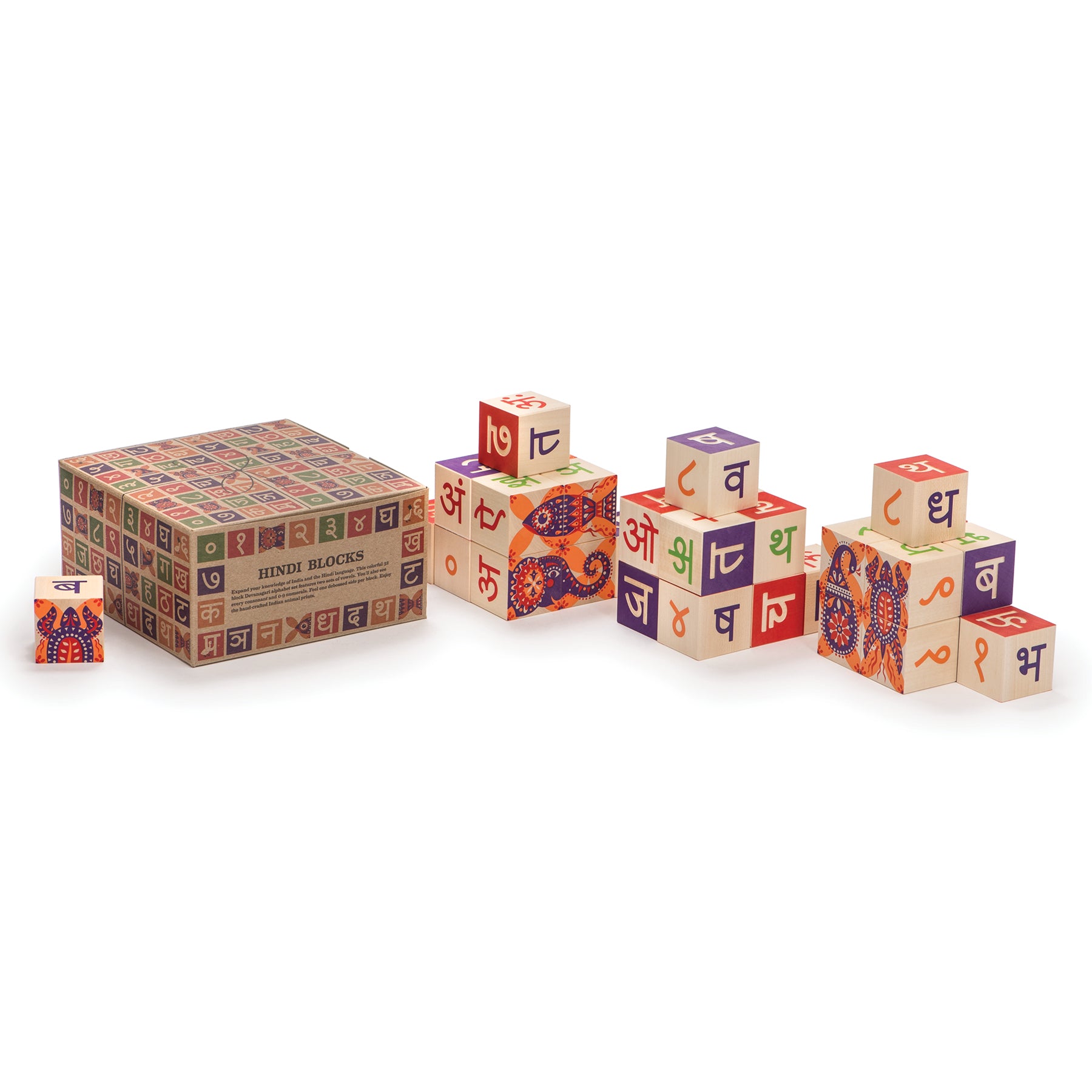 Hindi Wooden Blocks