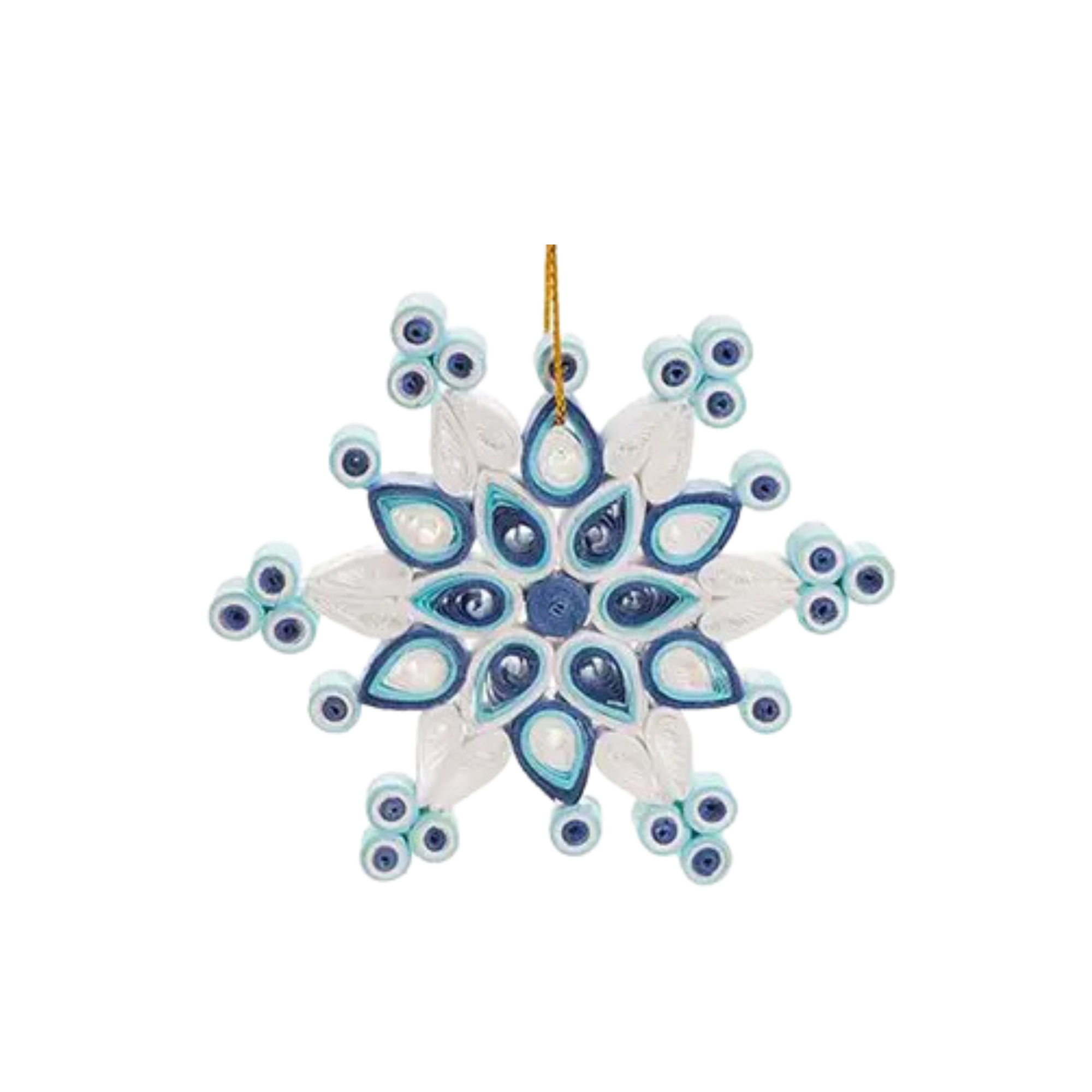 Quilled Paper Snowflake Ornament