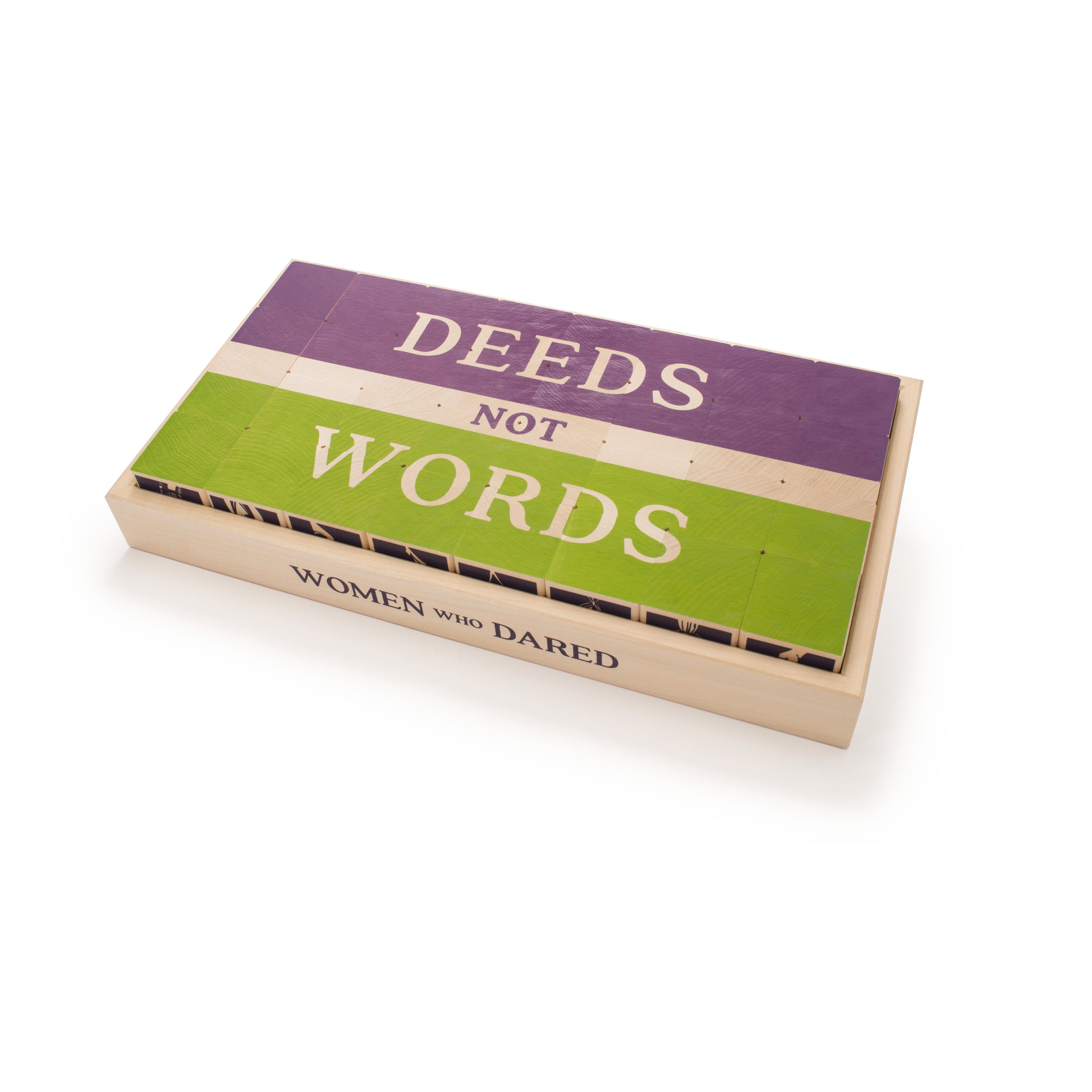 Women Who Dared Wooden Block Set