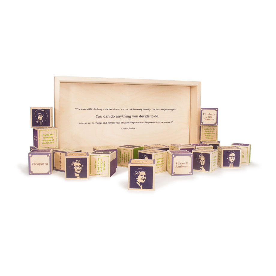 Women Who Dared Wooden Block Set
