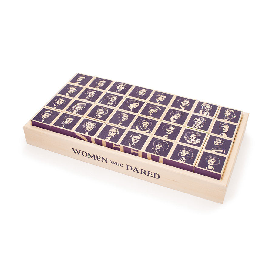 Women Who Dared Wooden Block Set