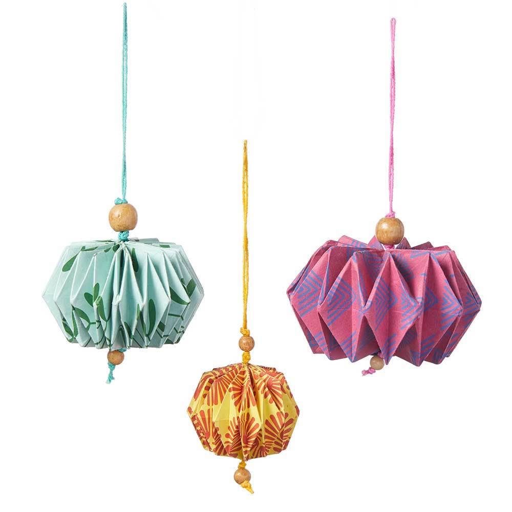 Origami Lantern Ornament