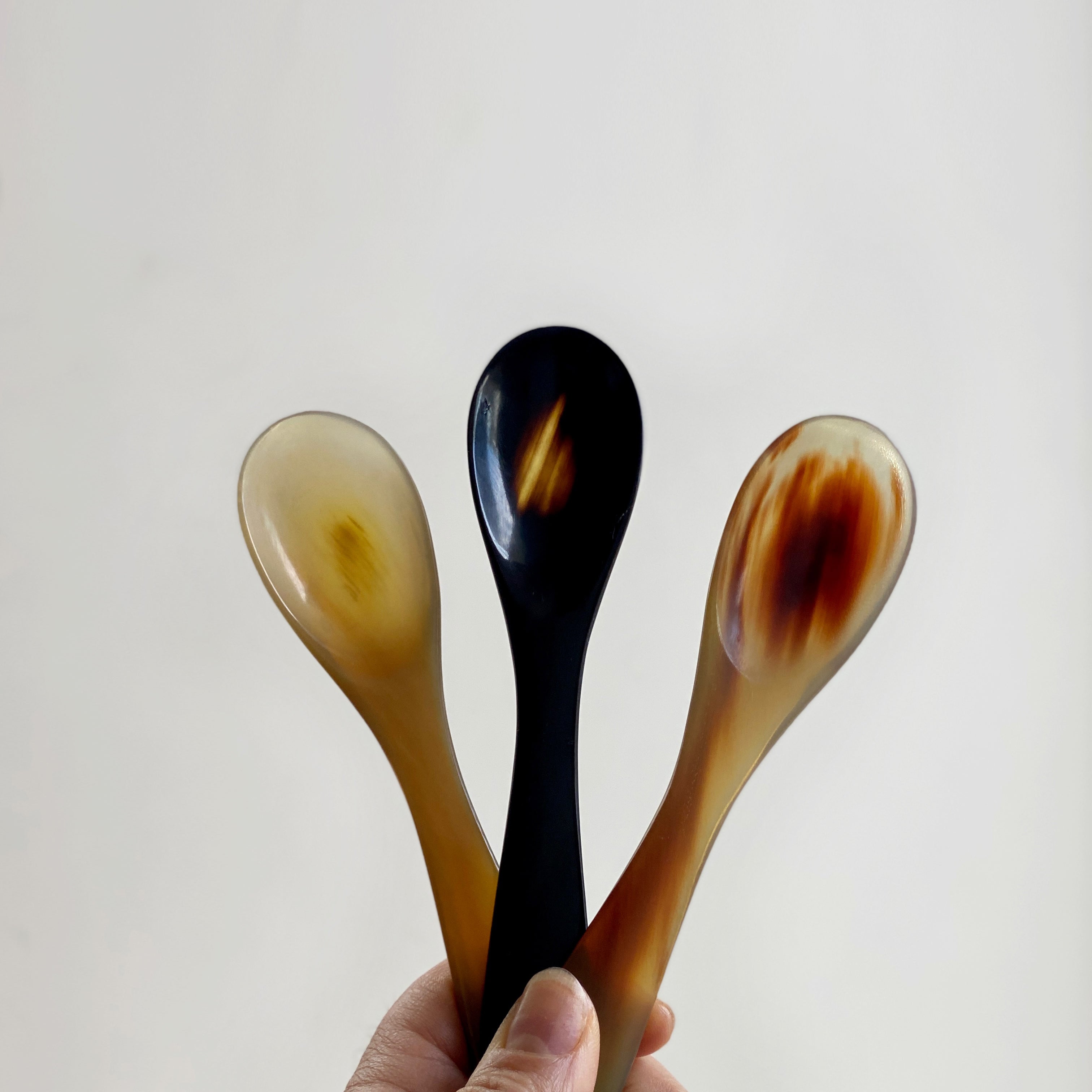 Ankole Horn Caviar Spoon