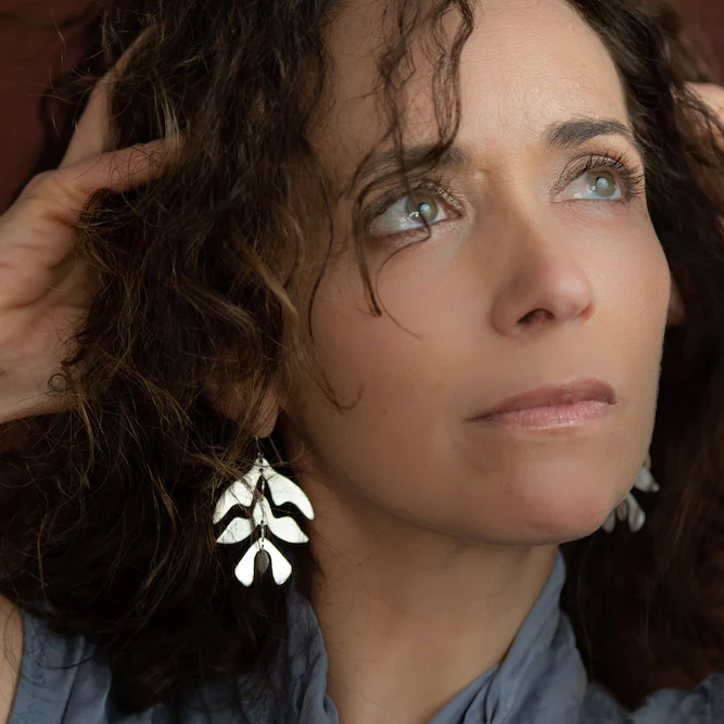 Sterling Silver Fatehpur Chandelier Earrings