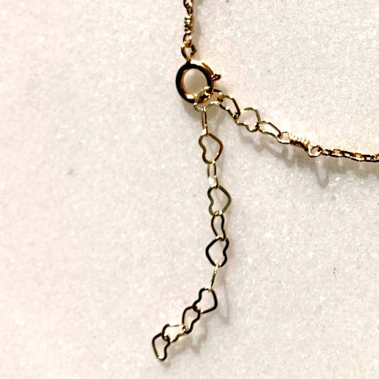 Enamel Droplet Chain Bracelet