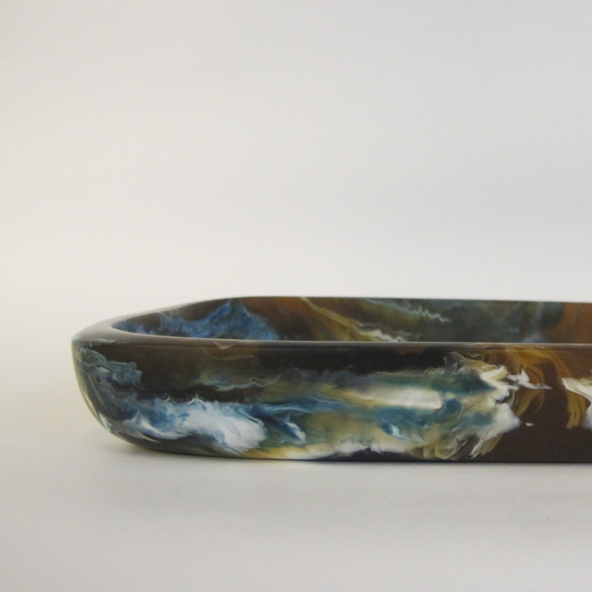 Geo Resin Large Rectangular Platter