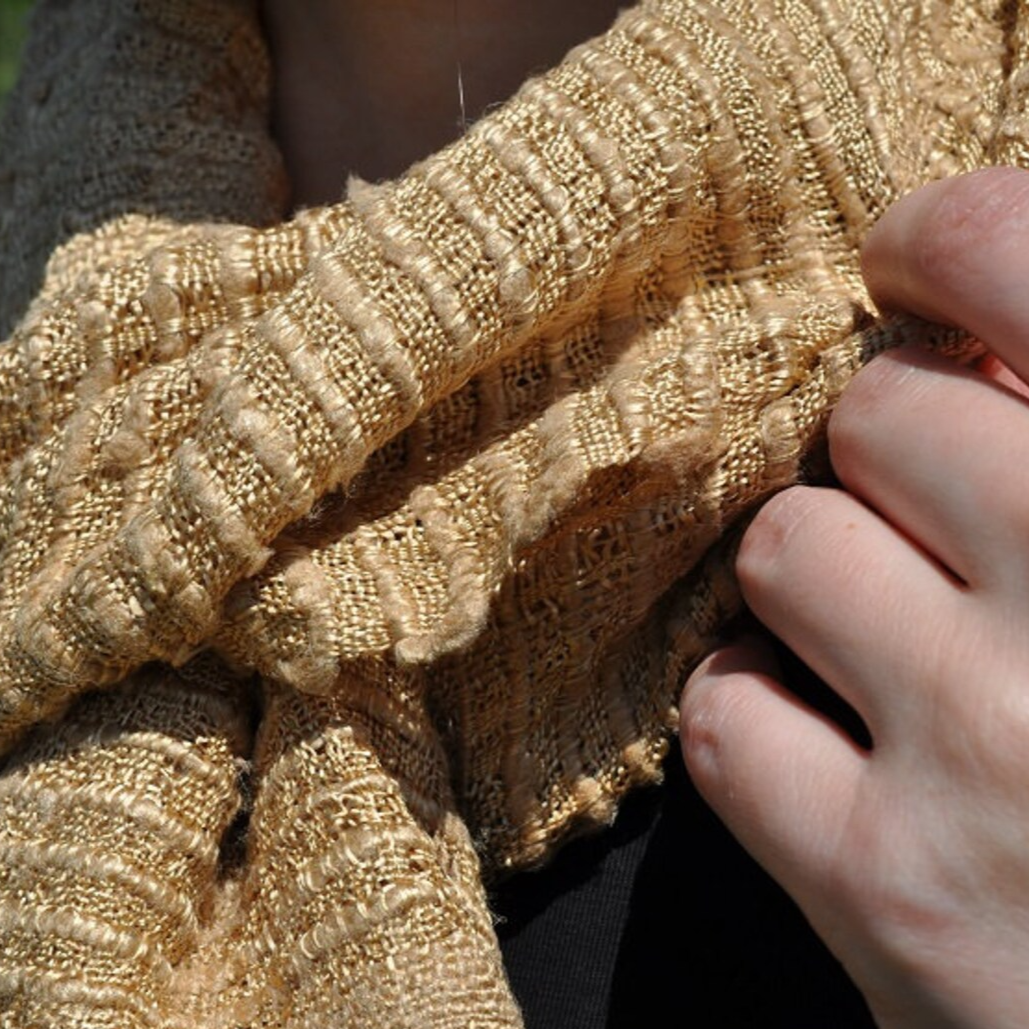 Saba Handwoven Silk Scarf