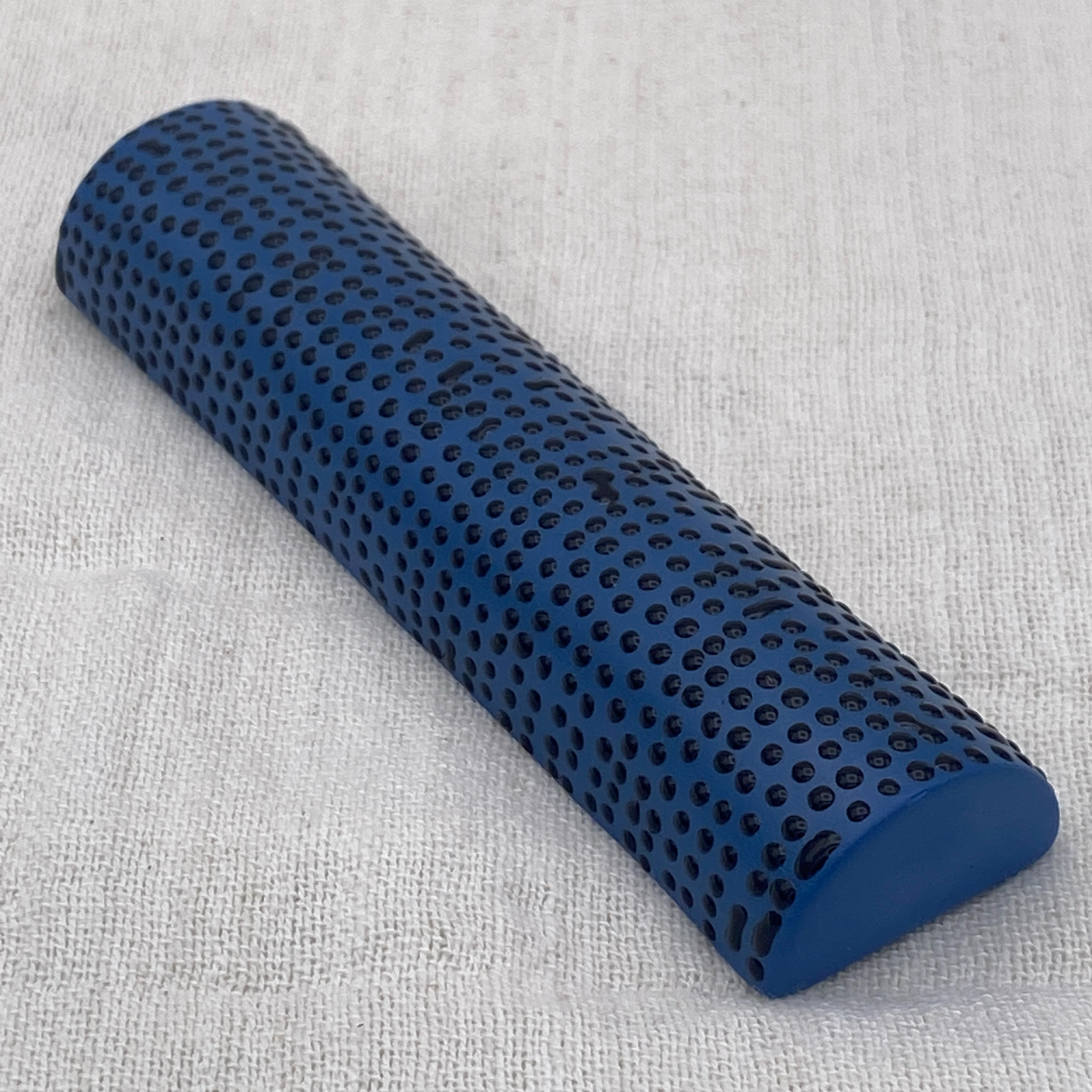 Pin Dot Print Porcelain Mezuzah Case
