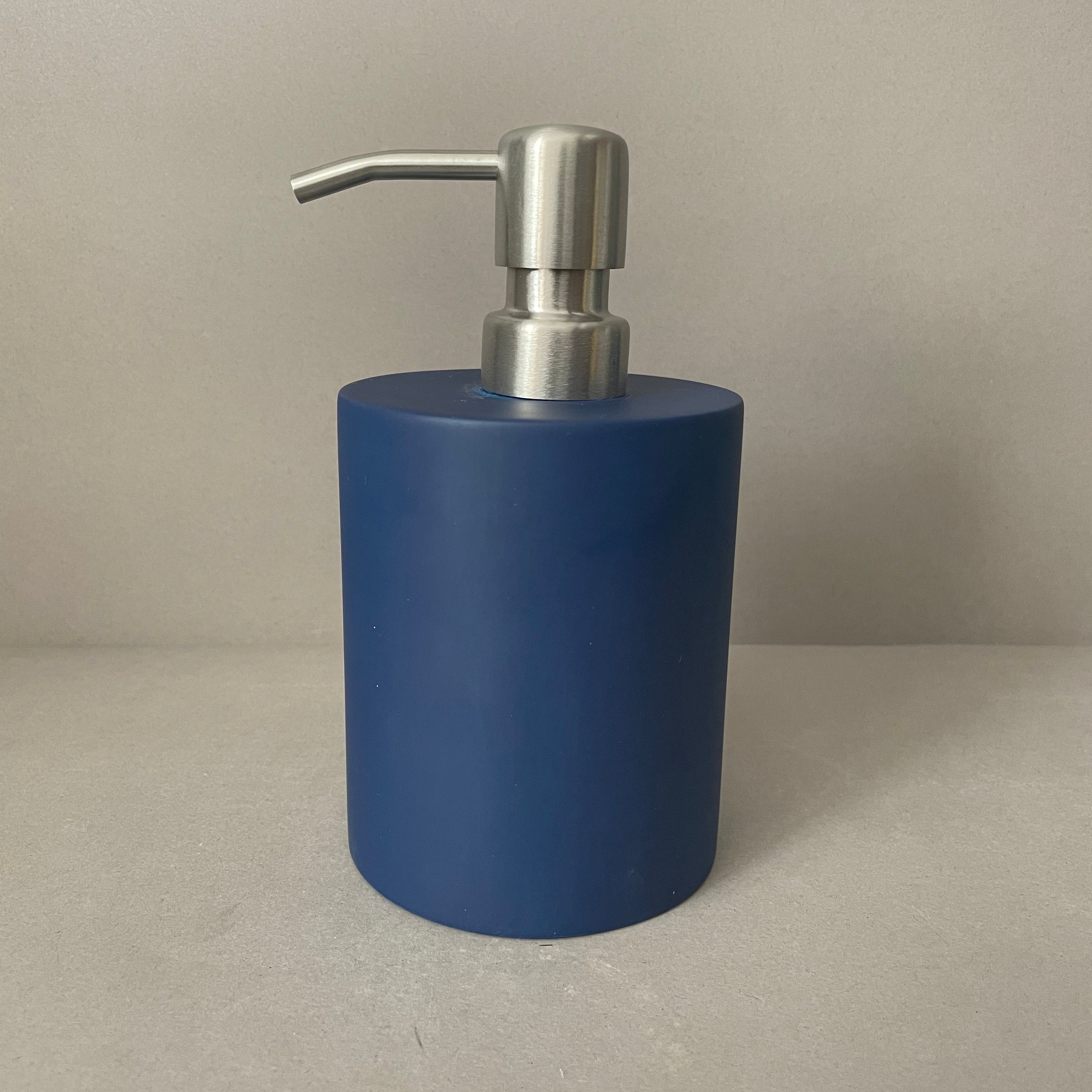 Blue Resin Soap Dispenser