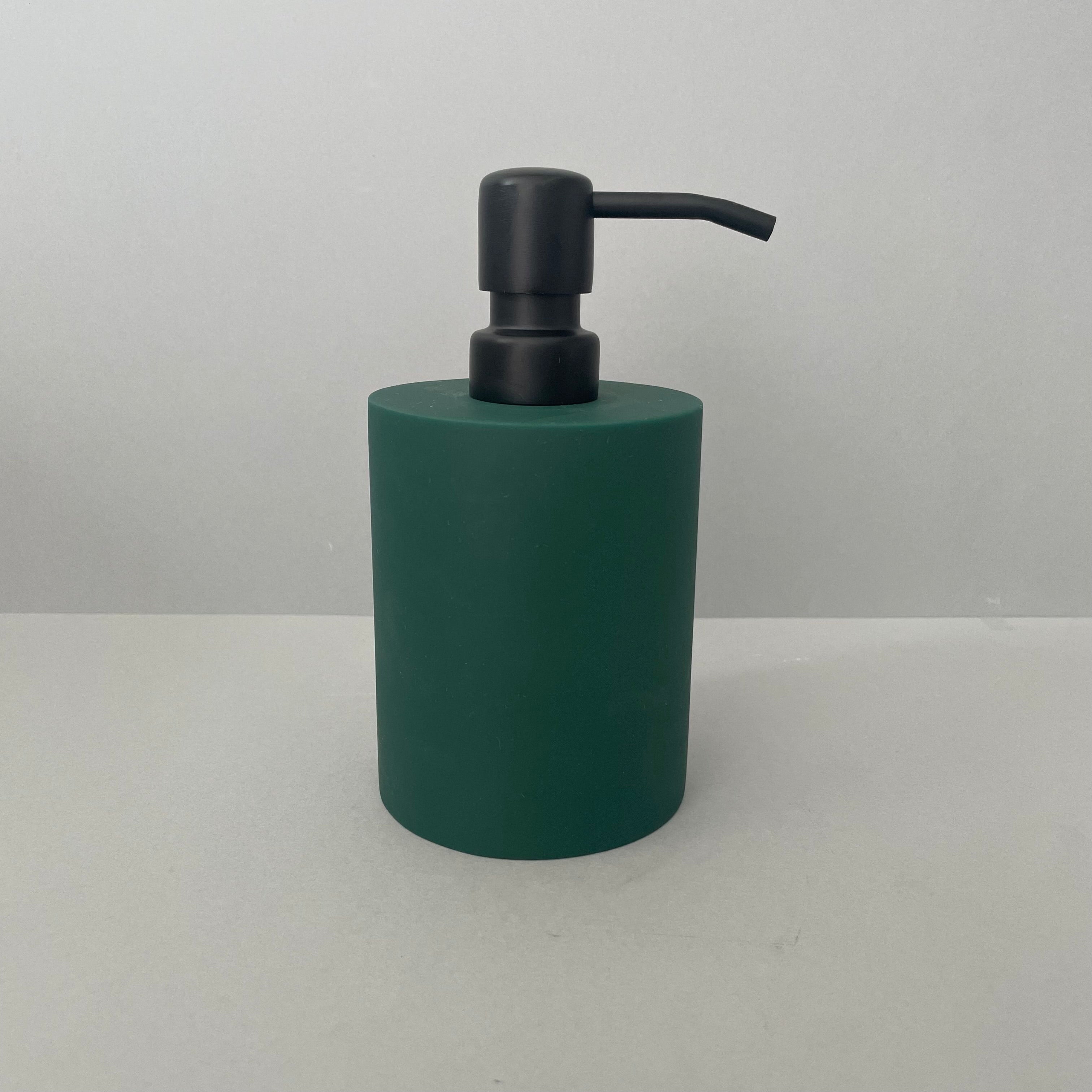 Green Resin Soap Dispenser