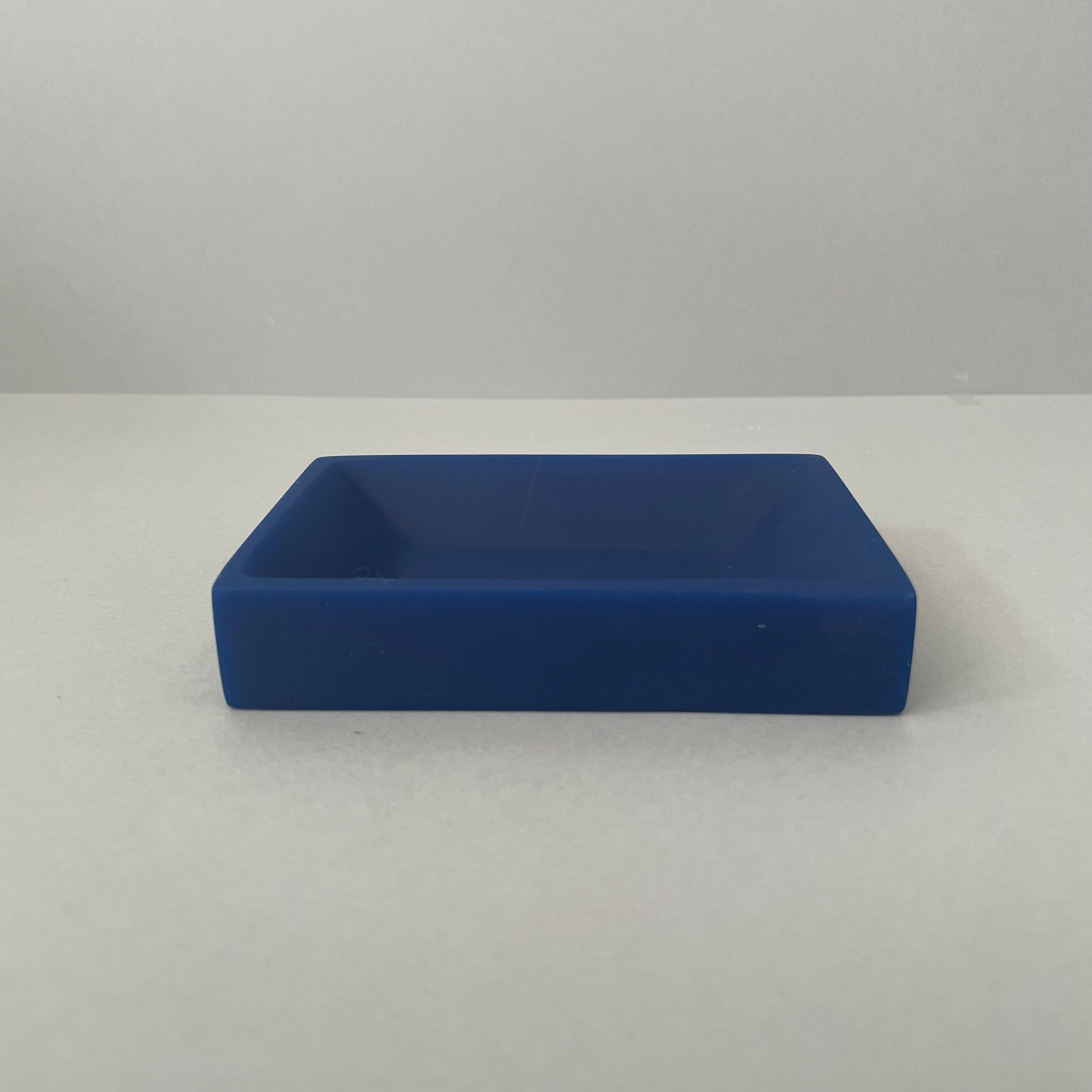 Blue Resin Soap Dish