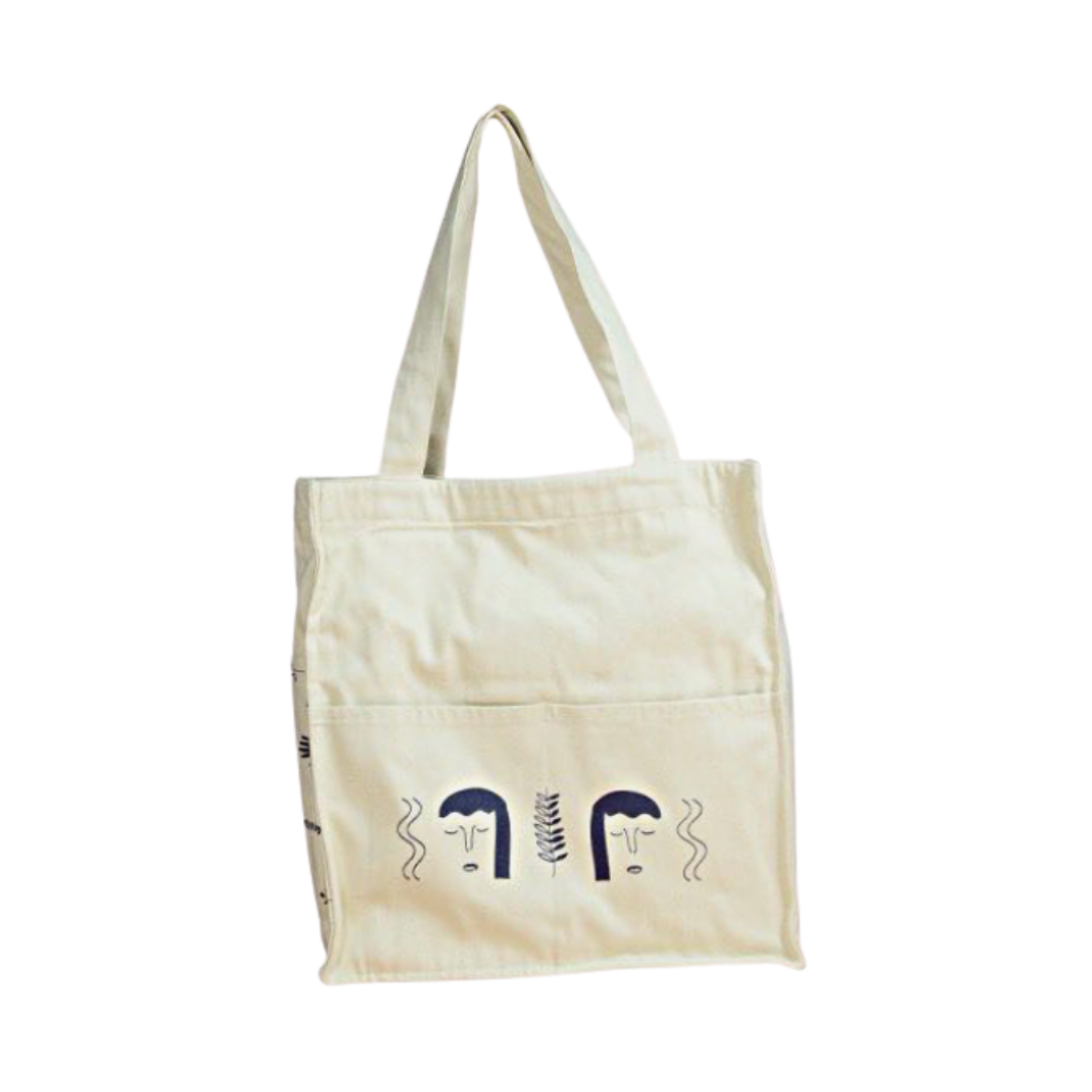 La Cara Canvas Market Bag