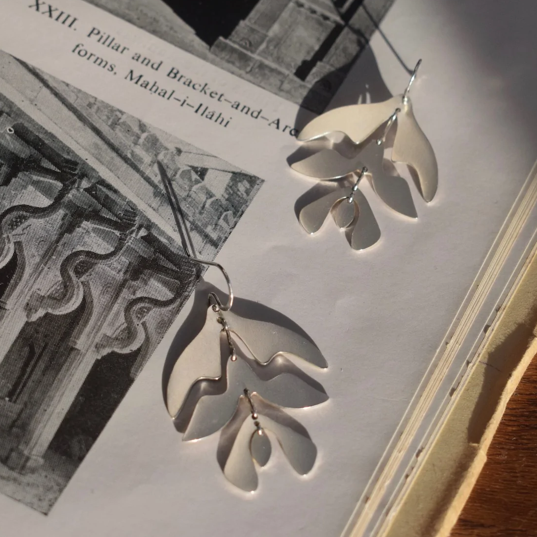 Sterling Silver Fatehpur Chandelier Earrings