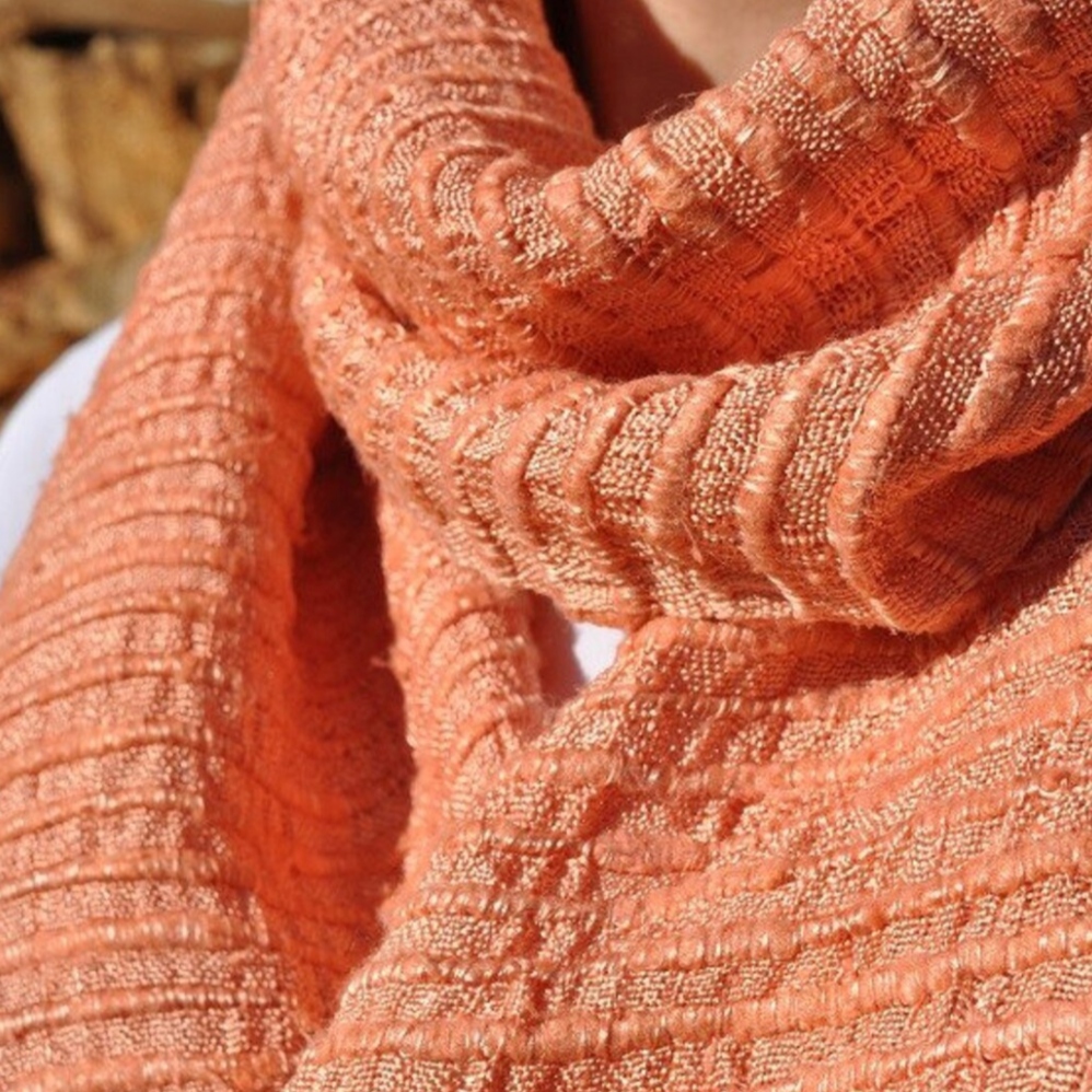 Saba Handwoven Silk Scarf
