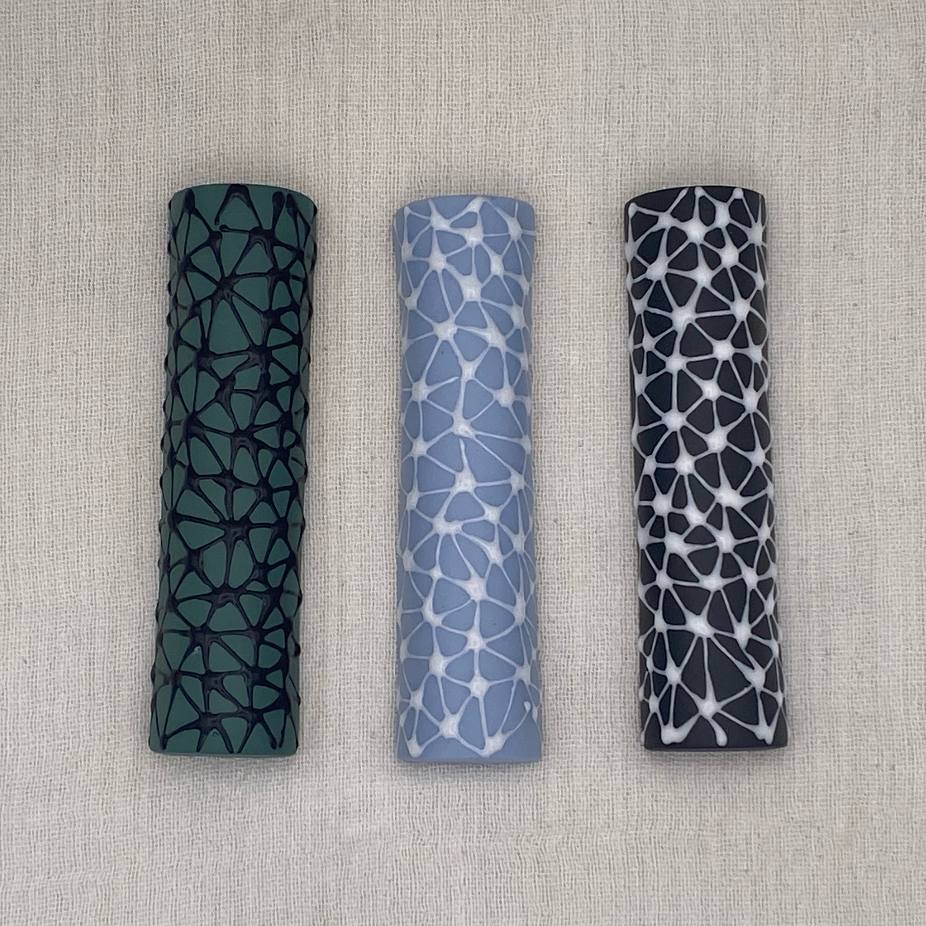 Star Porcelain Mezuzah Case