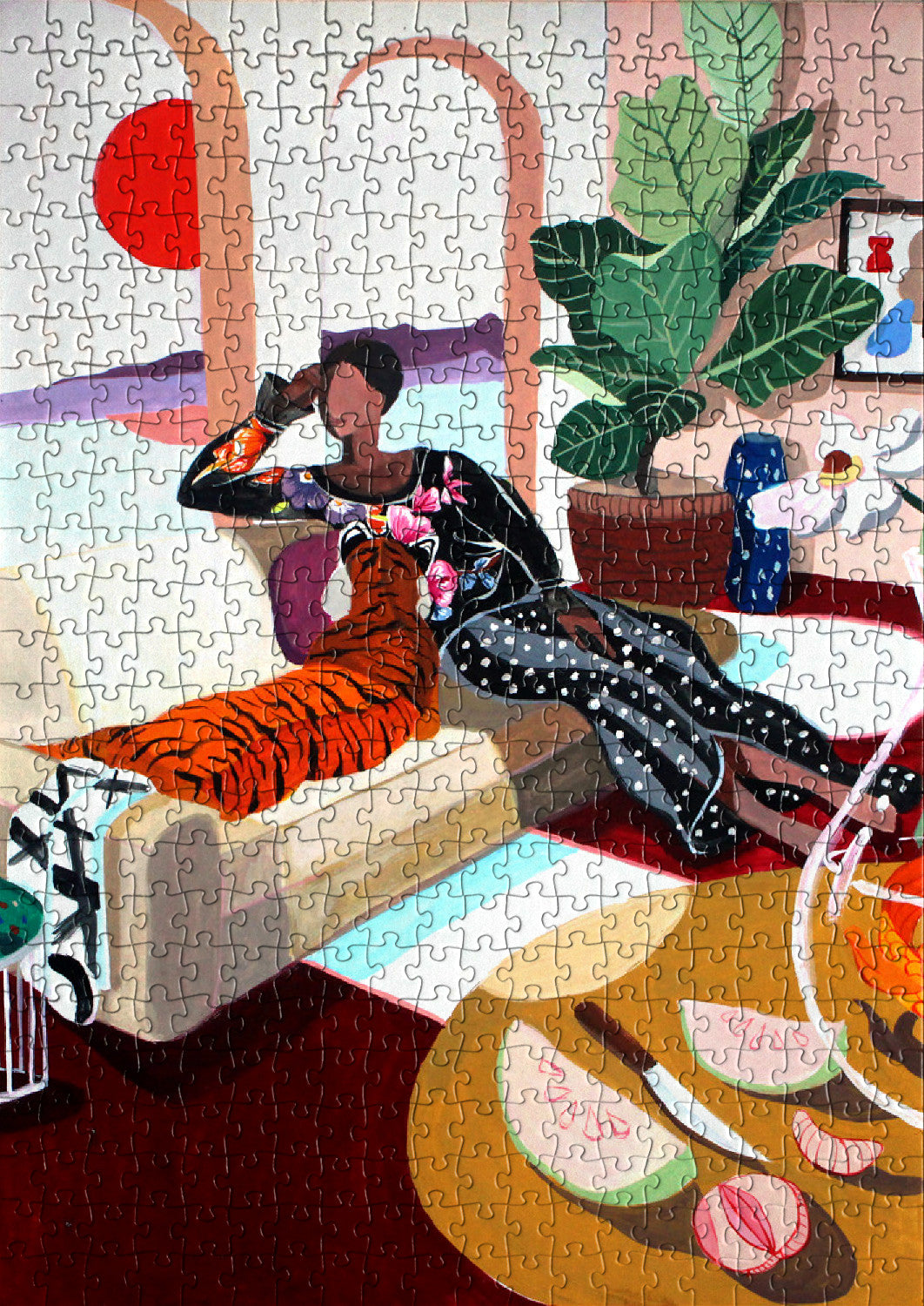 Tiger Queen 1000 Piece Art Puzzle