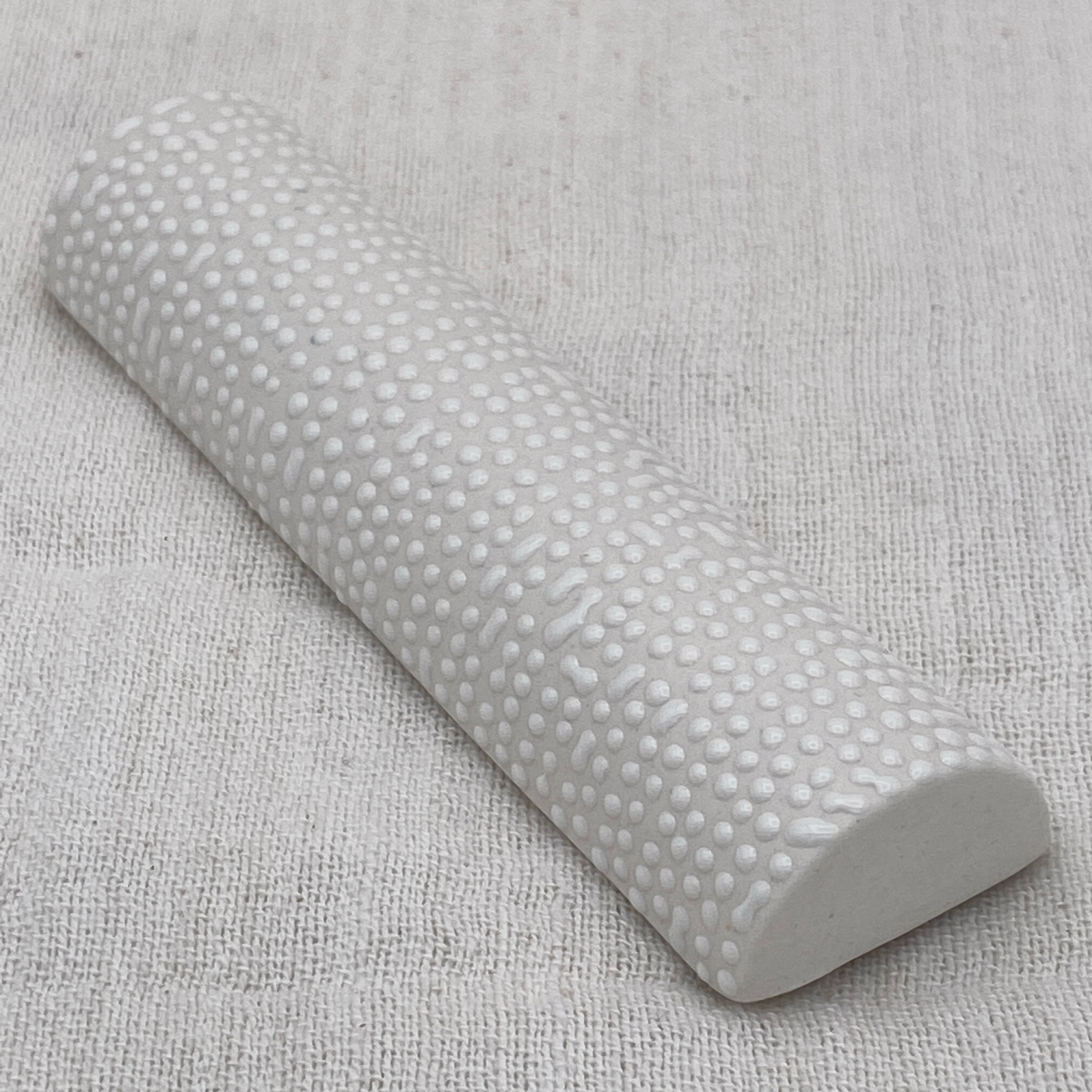 Pin Dot Print Porcelain Mezuzah Case