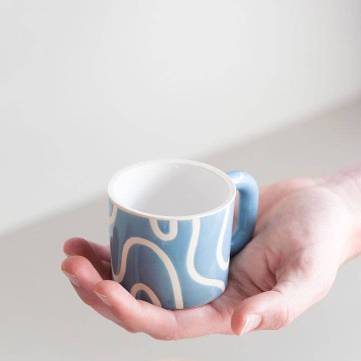 Wiggle Ceramic Espresso Mug